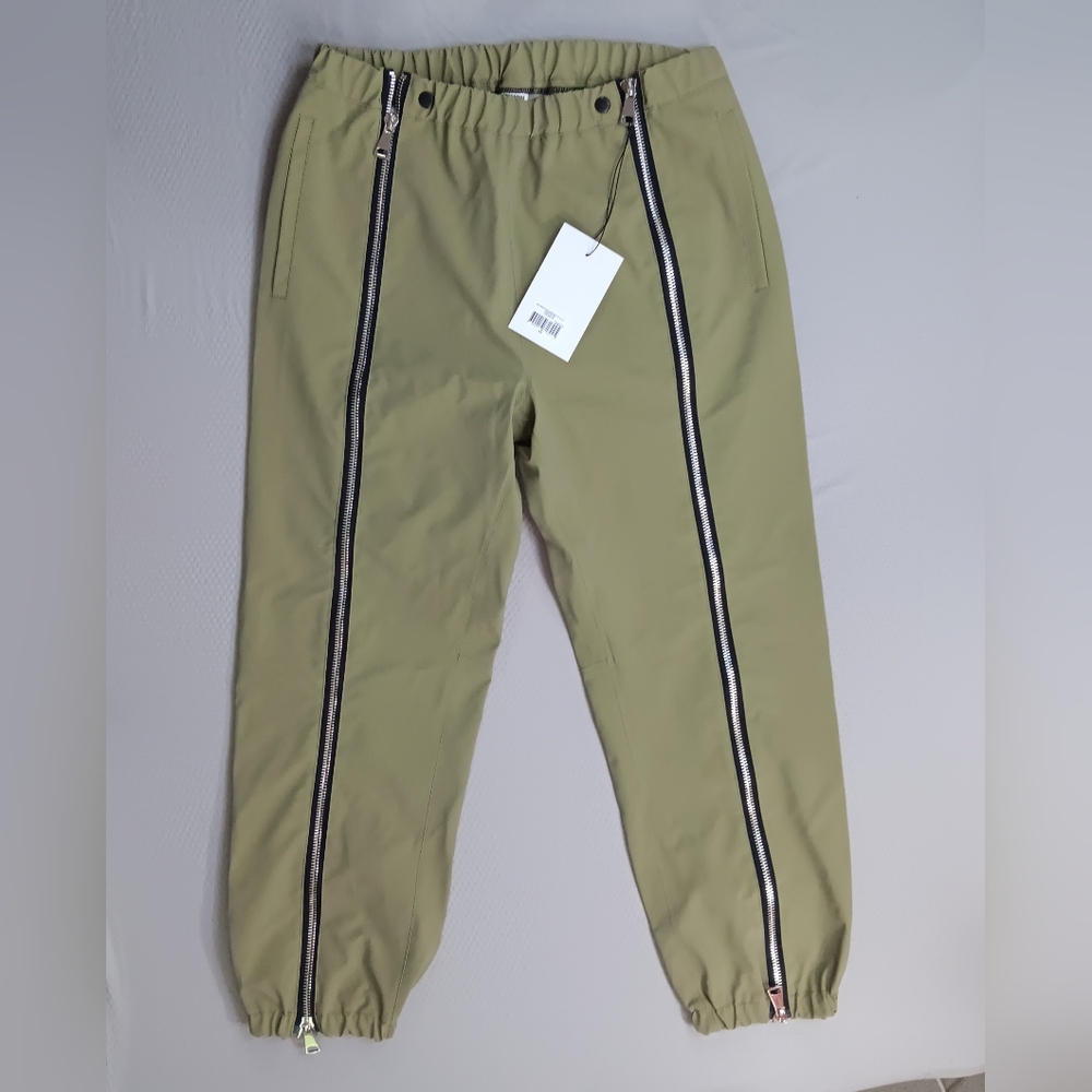Stutterheim Stockholm Bromma Rain Trousers Pants Men's M Matte Aloe Green NWT